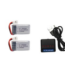 3.7V 300mAH Lipo 배터리 5-in-1 충전기 Udi U816 U830 F180 E55 FQ777 FQ17W Hubsan H107 Syma X11C FY530 RC 드론, 01 금