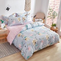 햄프린넨 면침구 세트 3Pcs 1 이불 커버 2 베갯잇 유로 220x240 커플 침대 린넨, 06 B006_14 150x210cm 3Pcs