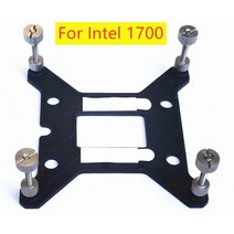 JUULASEN LGA1151 1200 1366 AMD PC 마더 보드 CPU 수냉 라디에이터 블록 백 플레이트 버클 장착 나사 브래, 02 For 1700