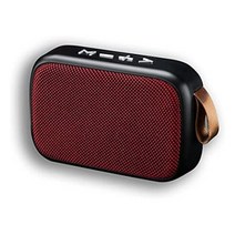NBY 5540 차량용 블루투스 리시버 동글이 스피커 휴대용 무선 고화질 듀얼 마이크 TF 카드 라우드 MP3 플레, 03 Red, Red