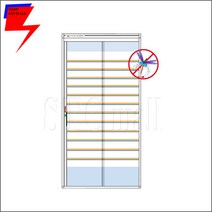 현관롤방충망 해충 모기 곤충 차단 /진성/STC/자동방, 1200x2100고급