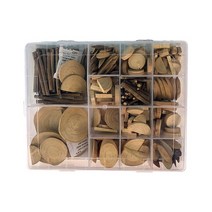 천연 나무조각 14칸 세트 자연물 나뭇조각, 없음