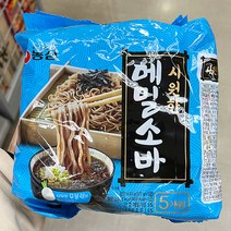 농심 메밀소바맛면 127g x 5 X 1개, 단품