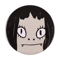 스마일 뱃지 브로치 펑크 흑백 양철 소프트 버튼 핀 애니메이션 캐릭터 태극권 배열 배지 칼