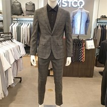 STCO STCO2 NC15 멀티모던체크 그레이 정장세트 33RCDEJCCG