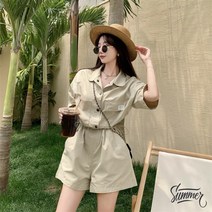 골프 점프수트 연습장복장 연습복 여성 골프복 20대 40대 여성 웨어 반바지 빅사이즈 40