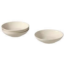 이케아 FÄRGKLAR 페리클라르 파스타접시 유광 베이지 19 cm