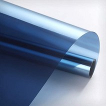 창문 단열 우풍 차단 단열재 창 색조 편도 반사 창 개인 정보 보호 필름 거울 집 실내, Blue-Silver