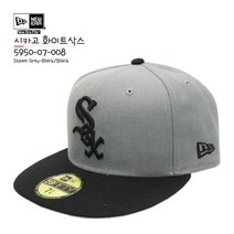 뉴에라 [슈즈네][정품] MLB 베이직 사이즈캡 시카고 화이트삭스 야구모자 59FIFTY 메이저리그 선수모자 미국직배송
