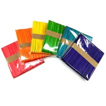 하드스틱칼라-(대)50개입/854575/하드막대 하드바 아이스크림막대, 파랑