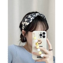 나염 스카프 반다나 꼬임 와이드 헤어밴드 머리띠 (3color)