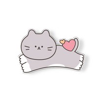 디자인 빅사이즈 아크릴 스마트톡 단품, 26.점프야옹이-러시안블루