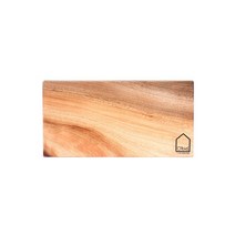 socean 캄포 나무 사각 수제 통도마 50cm x 29cm 핸드메이드 통원목 항균 이유식도마 나무결 우드 키친보드 장인 위생