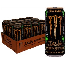 Monster 몬스터 자바 코나블랜드 커피 443ml 12개 Energy Java Kona Blend Coffee Drink