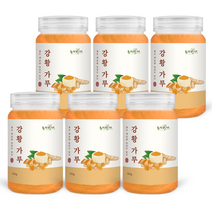 동의한재 인도산 100% 강황 가루 분말 3kg (500g x 6통), 단품, 단품