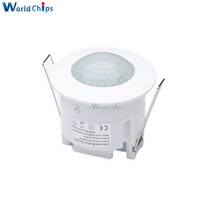 동체 감지기 천장 PIR 적외선 바디 모션 센서 램프 라이트 스위치 홀더 LED 전구 자동 ONOFF 110V 220V, [03]