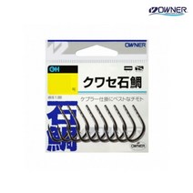 오너 돌돔원투낚시 이시다이쿠와세석조 돌돔바늘 14호, 14호-516924