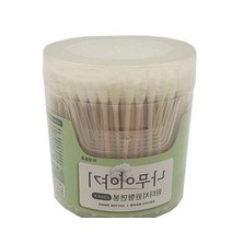 원터치 원형 면봉 200개입 왕면봉 화장솜
