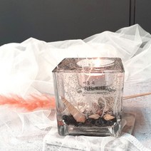 달빛마녀캔들 (2set 키트) 화이트산호 바다젤캔들 홀더 DIY 만들기 재료, 1세트, 망고