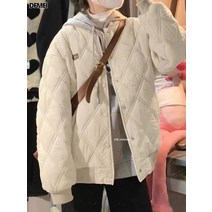 깅엄 패딩 여 추동 한국시리즈 소몰 오버사이즈 패딩 남녀 야구점퍼