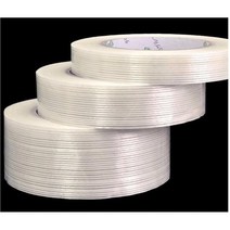 고온테이프 투명 줄무늬 섬유 접착제강력 고강도접착 리튬건전지 내고온 단면 유리 장력 테이프 고정, T03-20mm*50미터 *5롤