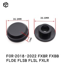 할리 바이크 부품 할리 데이비슨 소프테일 브레이크 아웃 FXBR 2018-2022 용 상부 프론트 포크 커버 쇼크, 02 Plated