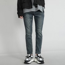 디벨로 남성용 본딩 스판 슬림 청바지