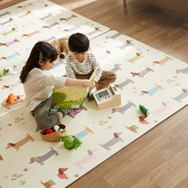 고려화학매트 뉴트럴 에코 인테리어 PVC 셀프시공 층간소음방지 유아 놀이방매트-헬로퍼피