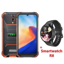 핸드폰 싸게 사는 법 세계 초연 blackview bv7200 러기드 스마트폰 android 12 6gb 128gb helio g85 휴대폰 5180mah 휴대폰 50mp, 다른 장소 버전, 오렌지 키트 2