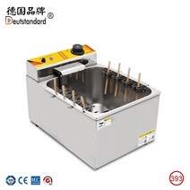 업소용 튀김기 12L 대용량 110V 상업용 자동 치즈 핫도그 스틱 프라이 전기 딥 핫 옥, 02 220V_01 단일 탱크_01 12L_05 AU