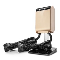 190W 지능형 전기 신발 건조기 살균 음이온 오존 Sanitiser 텔레스코픽 조절 자외선, 04 Gold Color Upgrade_02 UK
