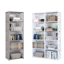 신나라-닷컴_간이 책장 조립식 옷장 다용도 보관함 5칸 8칸 10칸 수납정리함 수납장 이책장 도장 거실 수납함 도실 가구_ tlsskfk, 신나라_닷컴-옵션_10칸 책장 그레이