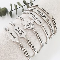 [무료배송/무료각인]미아방지 팔찌 써지컬스틸 치매 어르신, 소세지, 성인용