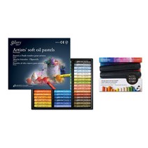 문교 소프트 오일파스텔 + 파스텔 홀더 2p, 3개, 48색