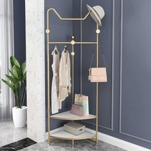 엣지행거 의류 옷장 모서리 조립식 앵글 옷걸이선반, C