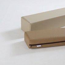 국내생산 침대 틈새 쿠션 가죽 재질 주문제작, 180cm x 20cm, 20cm