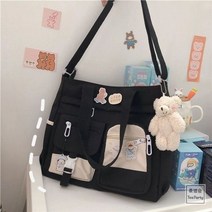 소가죽숄더백 2022 대용량 캔버스 가방 여성 일본 학생 클래스 숄더백 ins 다용도 캠퍼스 메신저 가방