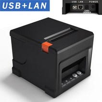 카드 포스기 POs 이지체크 단말기 신화포 가정용 다기능 와이파이 프린터 열전사 영수증 자동 절단기 식, 02 USB Lan_02 미국 플러그