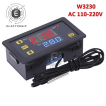 온도 조절기 컨트롤러 자동 측정기 센서 디지털 3230 3231 12 24 110, w3230 ac 110-220v