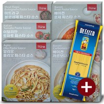 쉐프엠 파스타 소스 5종 1팩씩+데체코 스파게티니 1kg, 1세트, 150g