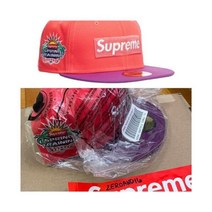 NEW SUPREME 2 톤 박스 로고 뉴 에라 캡 모자 7 1/4 SS22 스트리트웨어 팰리스 후디 빅사이즈 볼캡