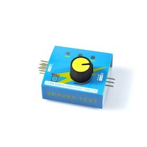 RC서보 아두이노서보모터 xxd30a 브러시리스 esc 서보 tester3ch ecs 일관성 속도 컨트롤러 전원 채널 ccpm 미터 마스터 검사기 rc dron 헬리콥터, 빨간색