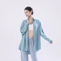 모던 프리미엄 여자 현대무용의상 워십복 반팔 와이드 볼륨 스판 슬림 긴팔 브이넥의상