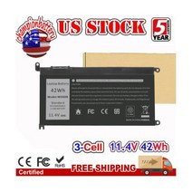 델 노트북 배터리 DELL Inspiron WDX0R 42Wh 15 5567 5568 13 5368 7368 7569 7579용 WDXOR, P69G001