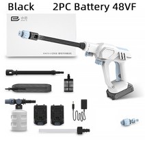 고압 세차 45Bar 350W 물 스프레이 건 고압 클리너 자동차 세탁기 마키타 18V 배터리 사용 무선 세척기, 02 Black 2 Battery