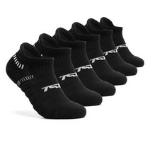 테슬라 스포츠 발목 양말 6팩 TM-MZS12, 블랙라그_KLG