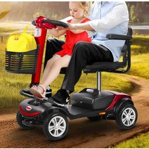 노인전동차 4륜 전기 장애인 나드리 스쿠터 어르신, 업글2인 20Ah리튬배터리 60마일 300W