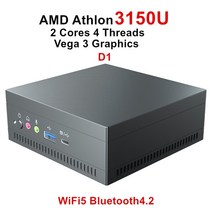 TOPTON-NUC AMD 미니 PC 라이젠 7 4800U 5600U 베가 그래픽 2 x DDR4 NVMe SSD 데스크탑 게임용 컴퓨터 윈도우 11 Pro 3x4K HTPC Wi, [03] 16GB DDR4 256GB NVMe, [02] AU, [01] Athlon Gold 3150U