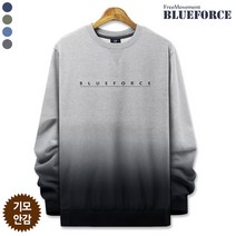 블루포스 남여공용 헨트 맨투맨 빅사이즈 커플 긴팔티셔츠