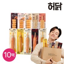 허닭 [허닭] 닭가슴살 오븐바/비엔나/소시지 10팩, 09.후랑크 꼬치소시지 불닭 10팩